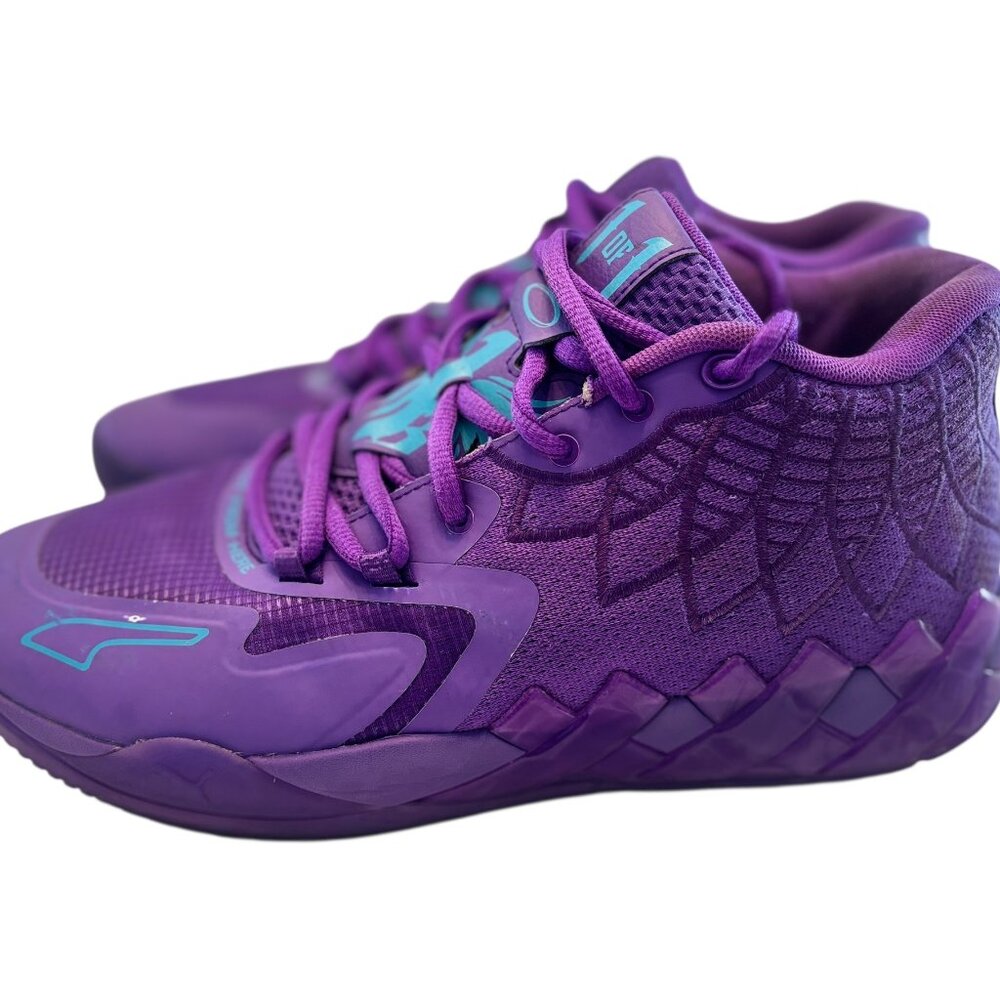 Share Puma MB.01 Queen City Purple Lamelo Ball Sneaker US Men's Size 12 RARE 3